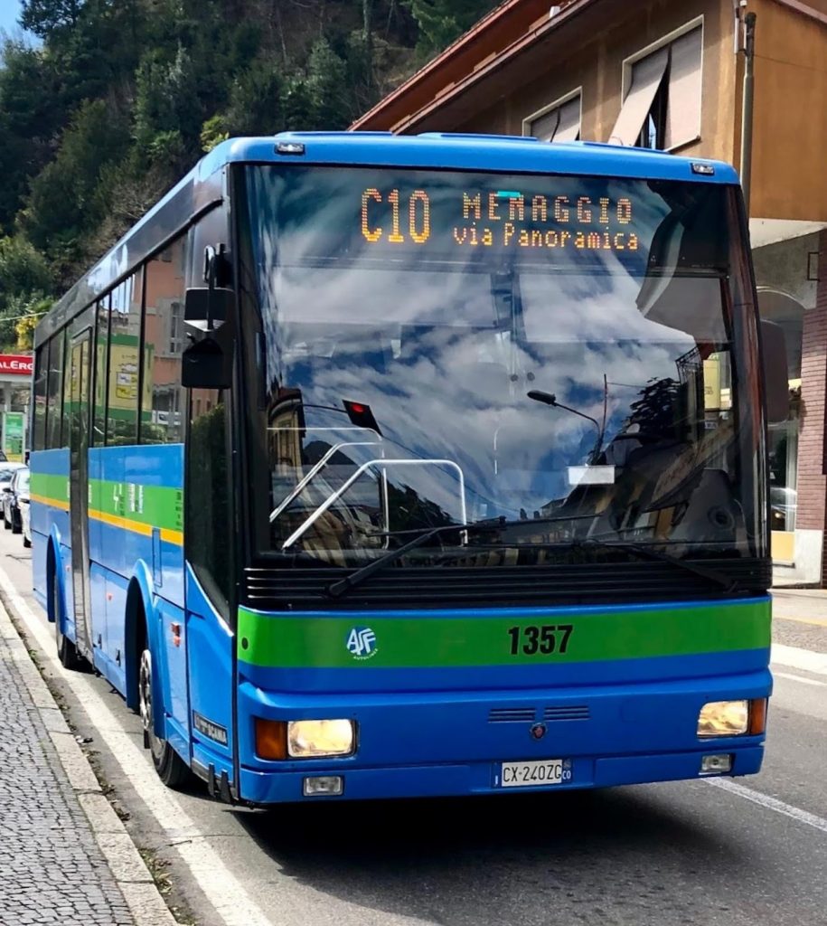 Blue Bus - Como Lake Como